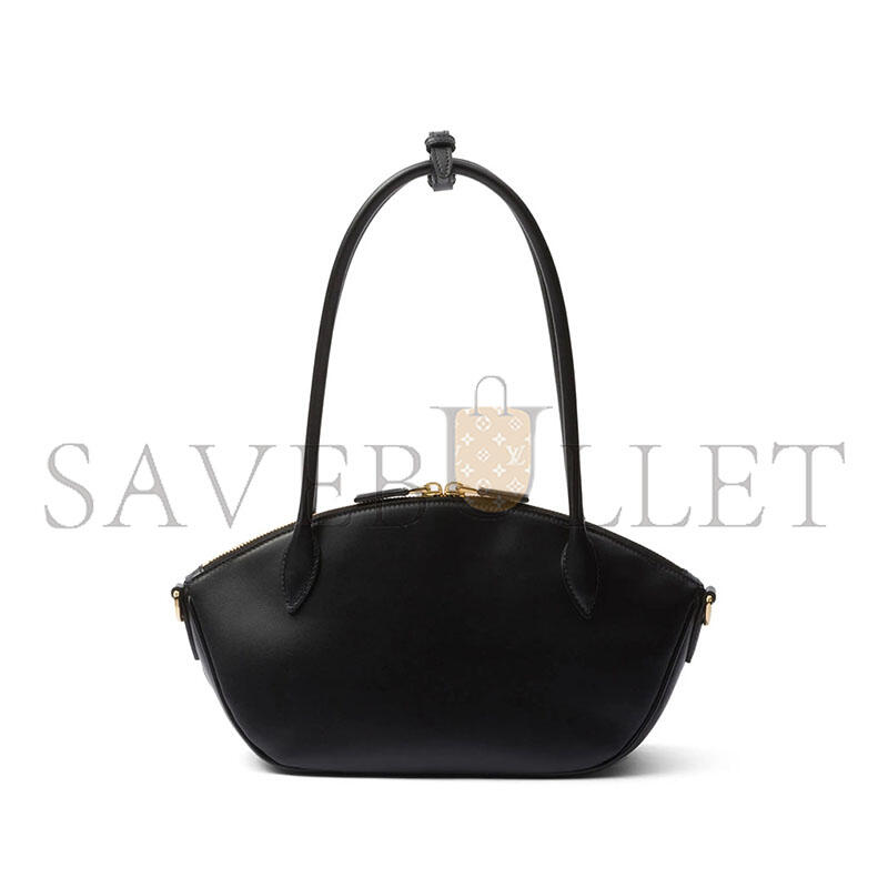 PRADA SMALL LEATHER HANDBAG 1BA427 (26*17*9cm)